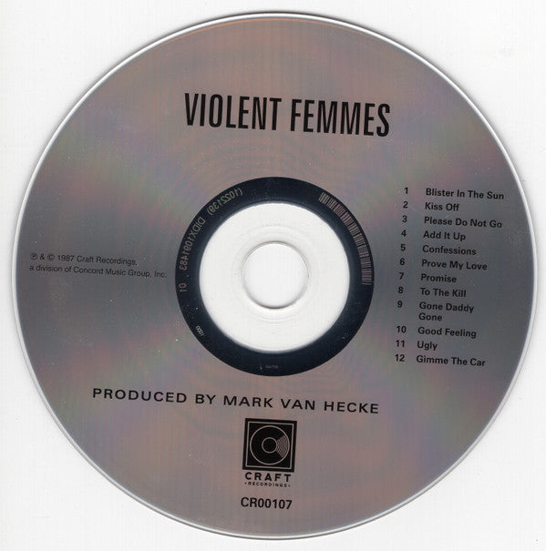 Violent Femmes : Violent Femmes (CD, Album, RE, Bon)