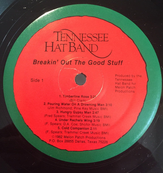 Tennessee Hat Band : Breaking Out The Good Stuff (LP, Album)