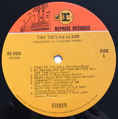 Tiny Tim : Tiny Tim's 2nd Album (LP, Album, Pit)