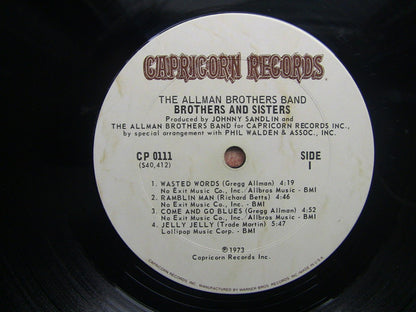 The Allman Brothers Band : Brothers And Sisters (LP, Album, Pit)