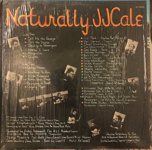 J.J. Cale : Naturally (LP, Album, RP, Win)