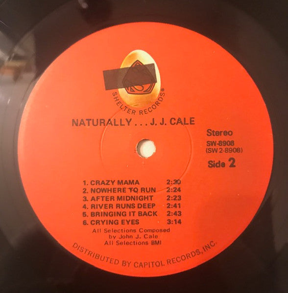 J.J. Cale : Naturally (LP, Album, RP, Win)