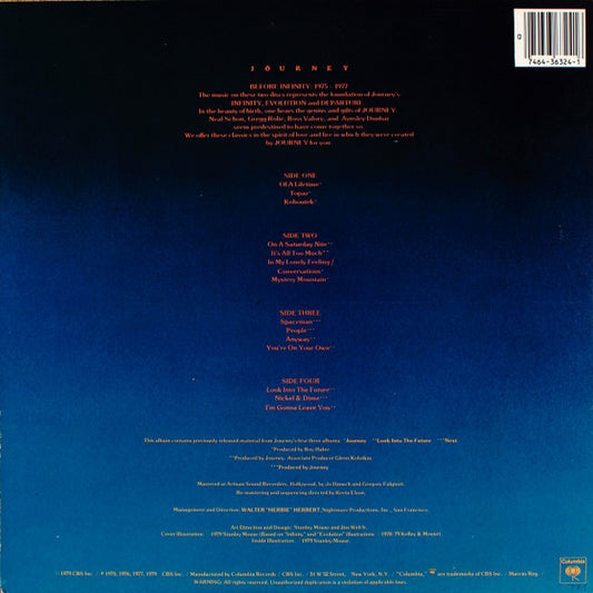 Journey : In The Beginning  (2xLP, Album, Comp, RM, Pit)