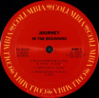 Journey : In The Beginning  (2xLP, Album, Comp, RM, Pit)