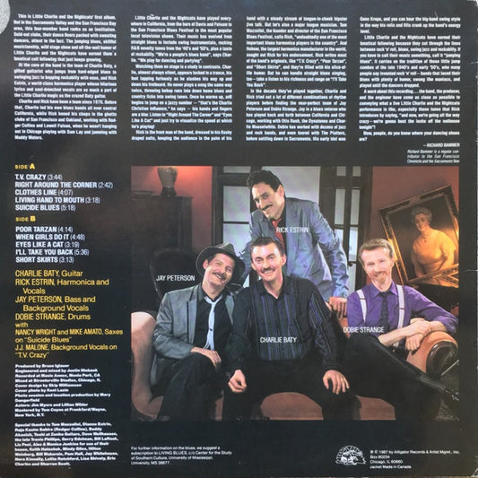 Little Charlie And The Nightcats : All The Way Crazy (LP, Album, HUB)