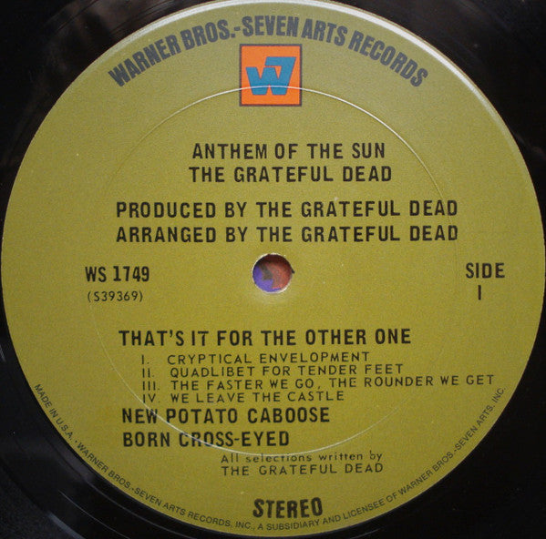 The Grateful Dead : Anthem Of The Sun (LP, Album, Pit)