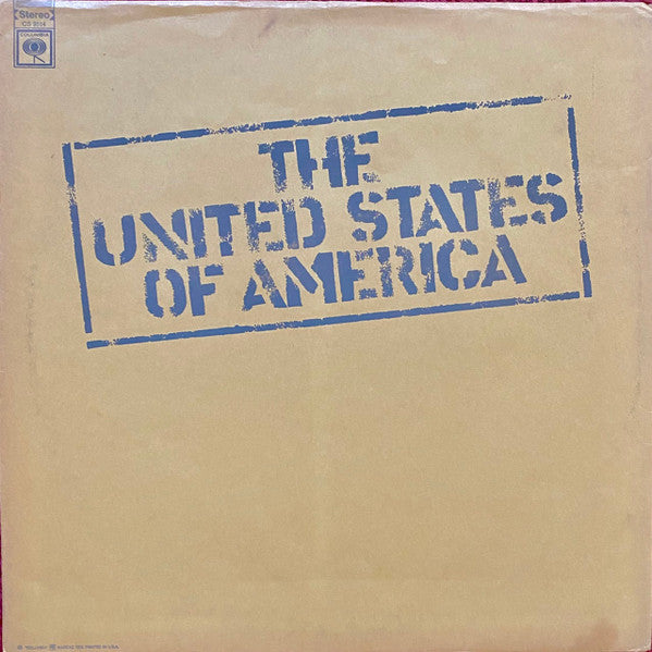 The United States Of America : The United States Of America (LP, Album, Pit)
