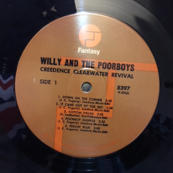 Creedence Clearwater Revival : Willy And The Poor Boys (LP, Album, RE)
