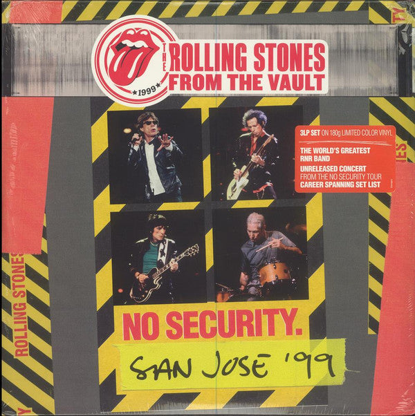 The Rolling Stones : No Security. San Jose '99 (LP, Yel + LP, Bla + LP, Red + Album, Ltd, 180)