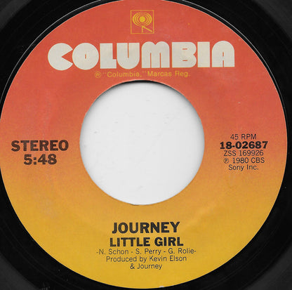 Journey : Open Arms (7", Single, Styrene, Ter)