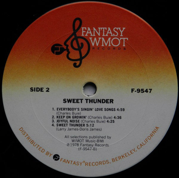 Sweet Thunder : Sweet Thunder (LP, Album)