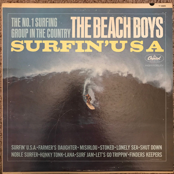 The Beach Boys : Surfin' U.S.A. (LP, Album, Mono, Scr)