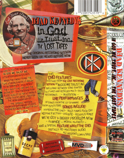 Dead Kennedys : In God We Trust, Inc. - The Lost Tapes (DVD-V, RE, RM, Multichannel)