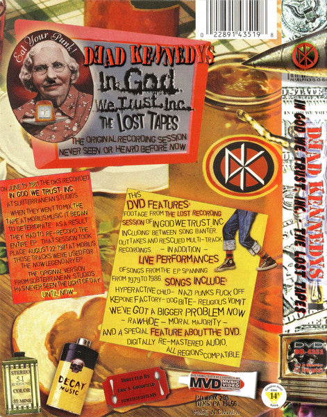Dead Kennedys : In God We Trust, Inc. - The Lost Tapes (DVD-V, RE, RM, Multichannel)
