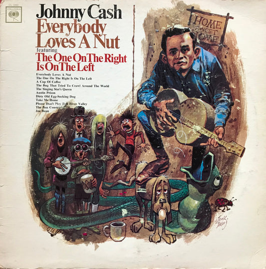 Johnny Cash : Everybody Loves A Nut (LP, Album, Mono, Pit)