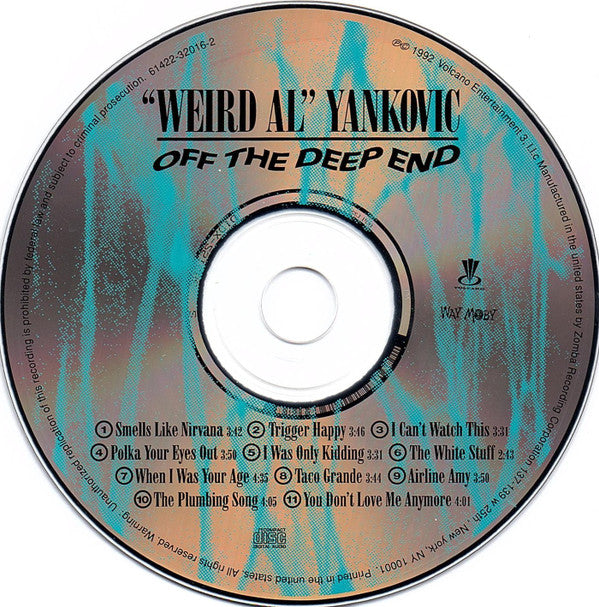 "Weird Al" Yankovic : Off The Deep End (CD, Album, RE, Son)