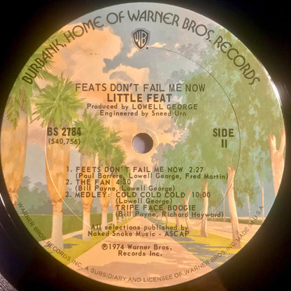 Little Feat : Feats Don't Fail Me Now (LP, Album, Pit)