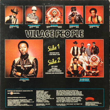 Village People : Macho Man (LP, Album, P/Mixed, Ter)