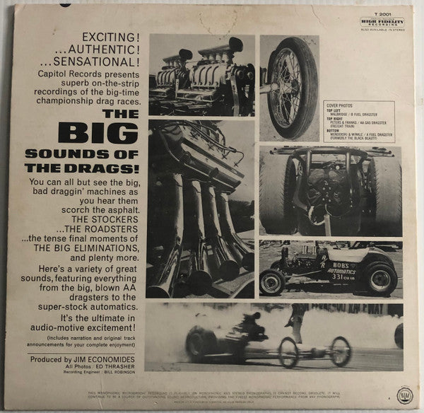 No Artist : The Big Sounds Of The Drags! (LP, Mono, Los)