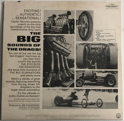 No Artist : The Big Sounds Of The Drags! (LP, Mono, Los)