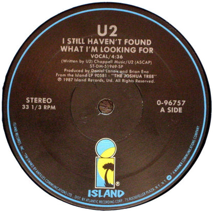 U2 : I Still Haven't Found What I'm Looking For (12", Maxi)
