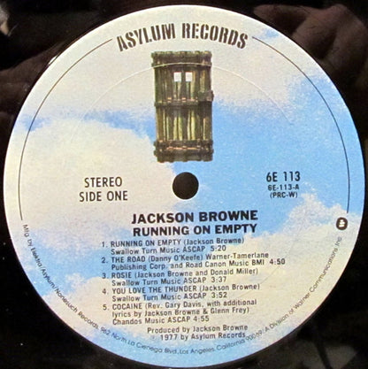 Jackson Browne : Running On Empty (LP, Album, Club, RE, Pit)