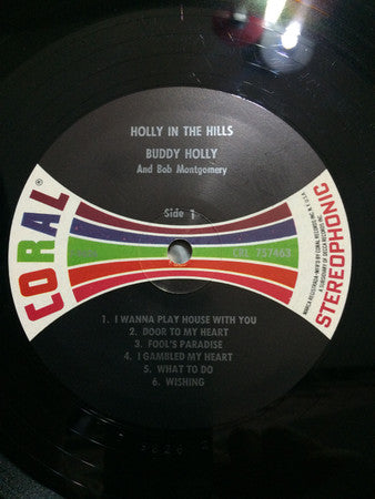 Buddy Holly & Bob Montgomery : Holly In The Hills (LP, Album)