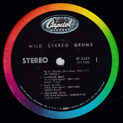 Various : Wild Stereo Drums (LP, Album, RP, Scr)