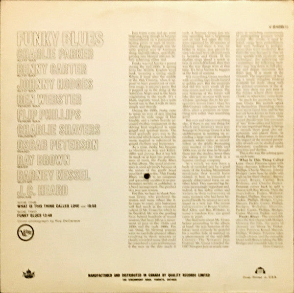 Various : Funky Blues (LP, Album, Mono)