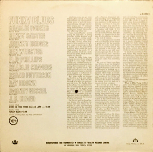 Various : Funky Blues (LP, Album, Mono)