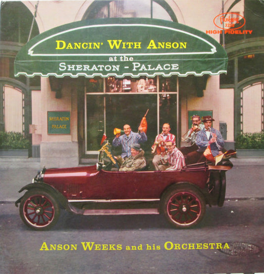 Anson Weeks And His Orchestra : Dancin' With Anson (LP, Album, Mono, Red)