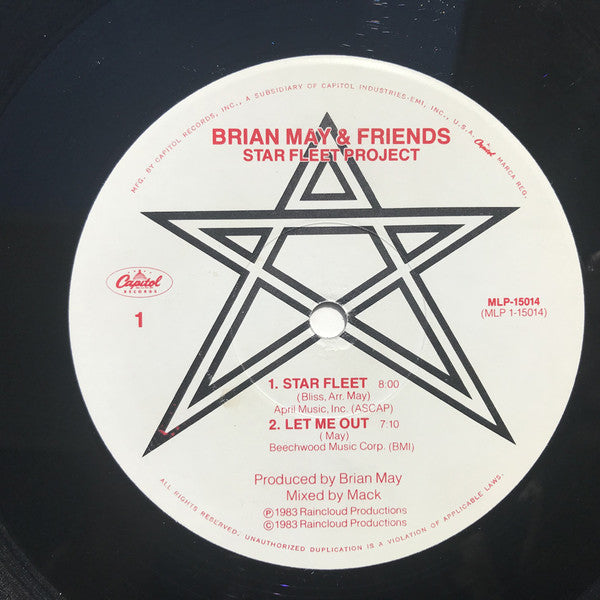 Brian May & Friends* : Star Fleet Project (12", MiniAlbum, Jac)
