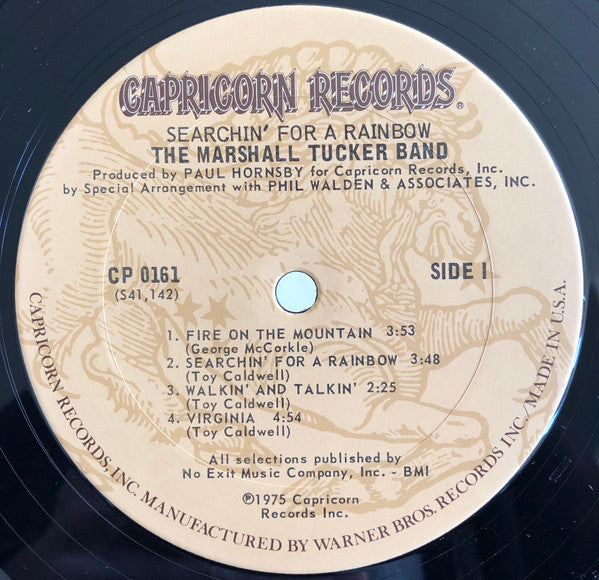 The Marshall Tucker Band : Searchin' For A Rainbow (LP, Album, San)