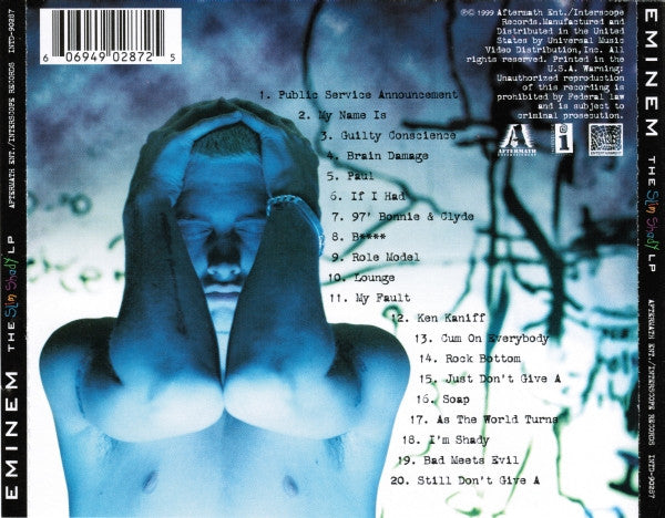 Eminem : The Slim Shady LP (CD, Album, Rai)