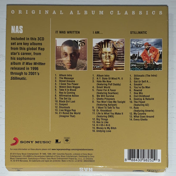 Nas : Original Album Classics (CD, Album, RE + CD, Album, RE + CD, Album, RE + Bo)