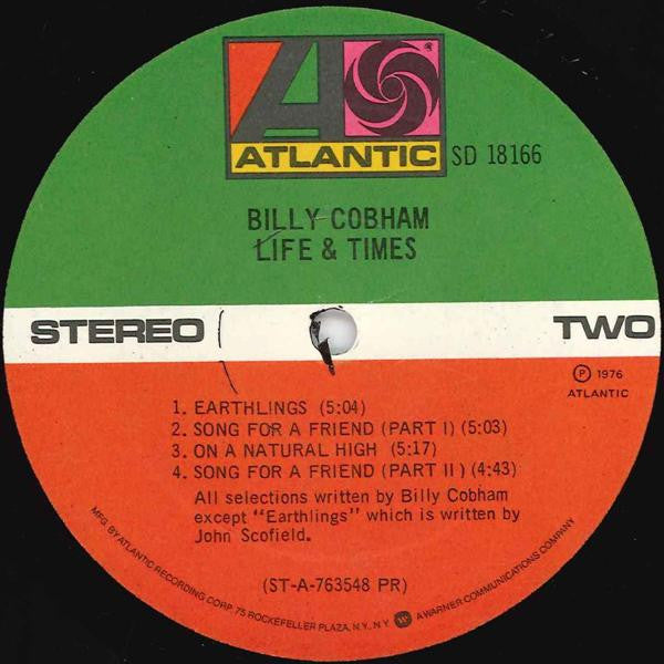 Billy Cobham : Life & Times (LP, Album, PR )