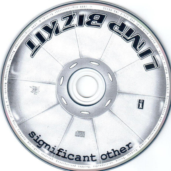 Limp Bizkit : Significant Other (CD, Album, Enh, RP)