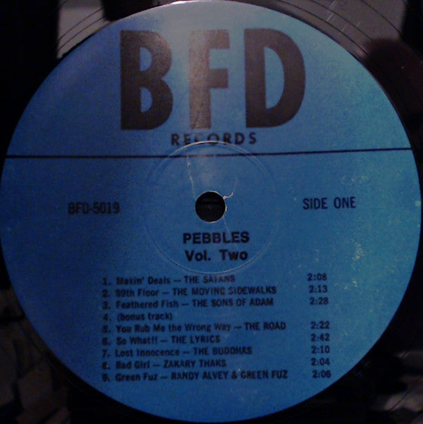 Various : Pebbles Volume 2 (LP, Comp, Mono, RE, Unofficial)