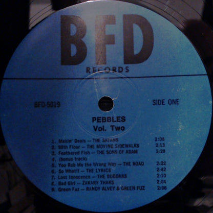 Various : Pebbles Volume 2 (LP, Comp, Mono, RE, Unofficial)