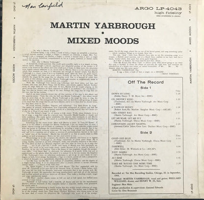 Martin Yarbrough : Mixed Moods (LP, Mono, Promo)