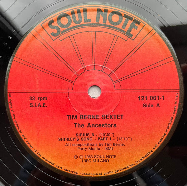 Tim Berne Sextet : The Ancestors (LP, Album)