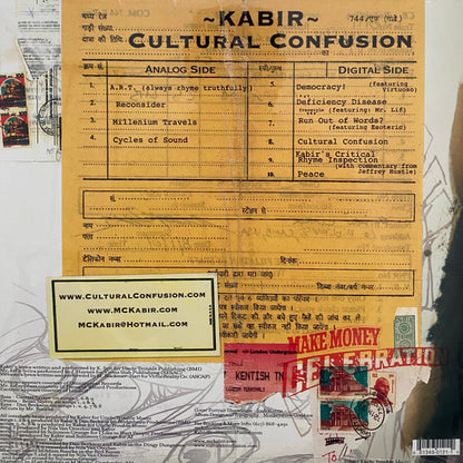 Kabir : Cultural Confusion (LP, Album)