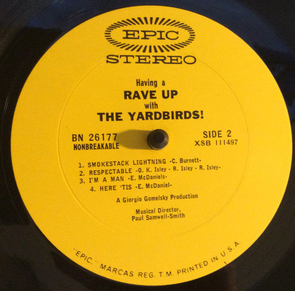 The Yardbirds : Having A Rave Up With The Yardbirds (LP, Album)