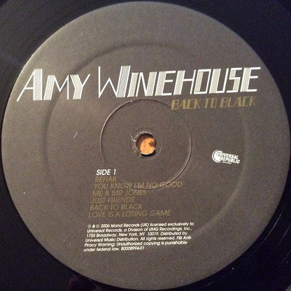 Amy Winehouse : Back To Black (LP, Album, RE)
