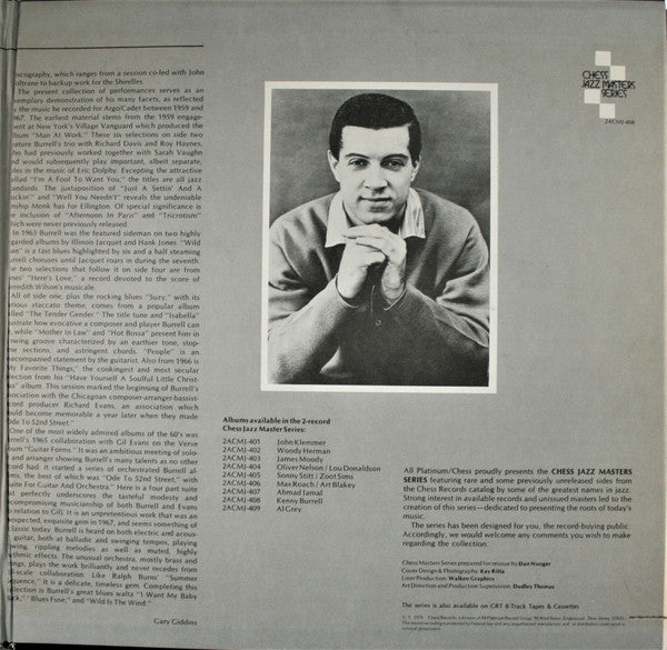 Kenny Burrell : Recapitulation (2xLP, Comp, Promo)