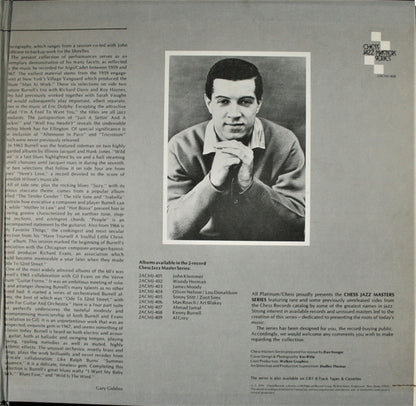 Kenny Burrell : Recapitulation (2xLP, Comp, Promo)