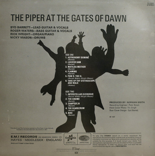Pink Floyd : The Piper At The Gates Of Dawn (LP, Album, RE)