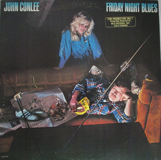 John Conlee : Friday Night Blues (LP, Album, Pin)