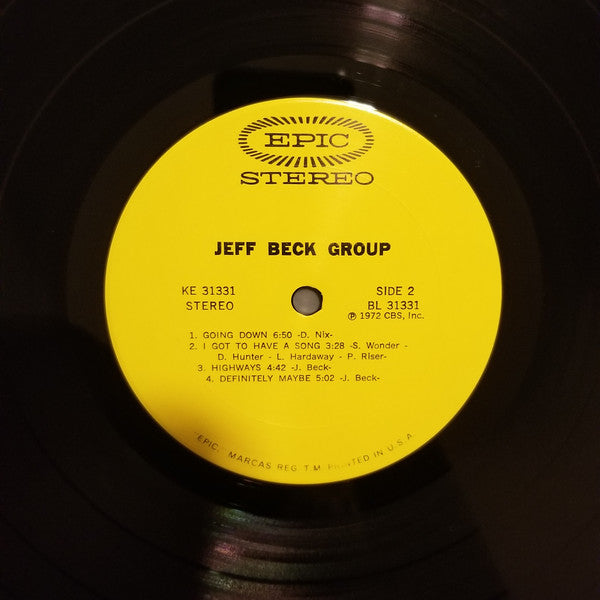 Jeff Beck Group : Jeff Beck Group (LP, Album)