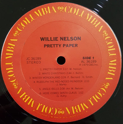 Willie Nelson : Pretty Paper (LP, Album, Emb)